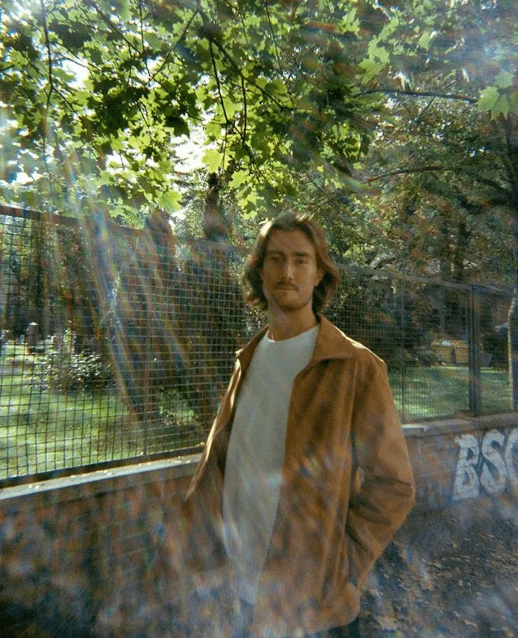 Marc Douezi in a park